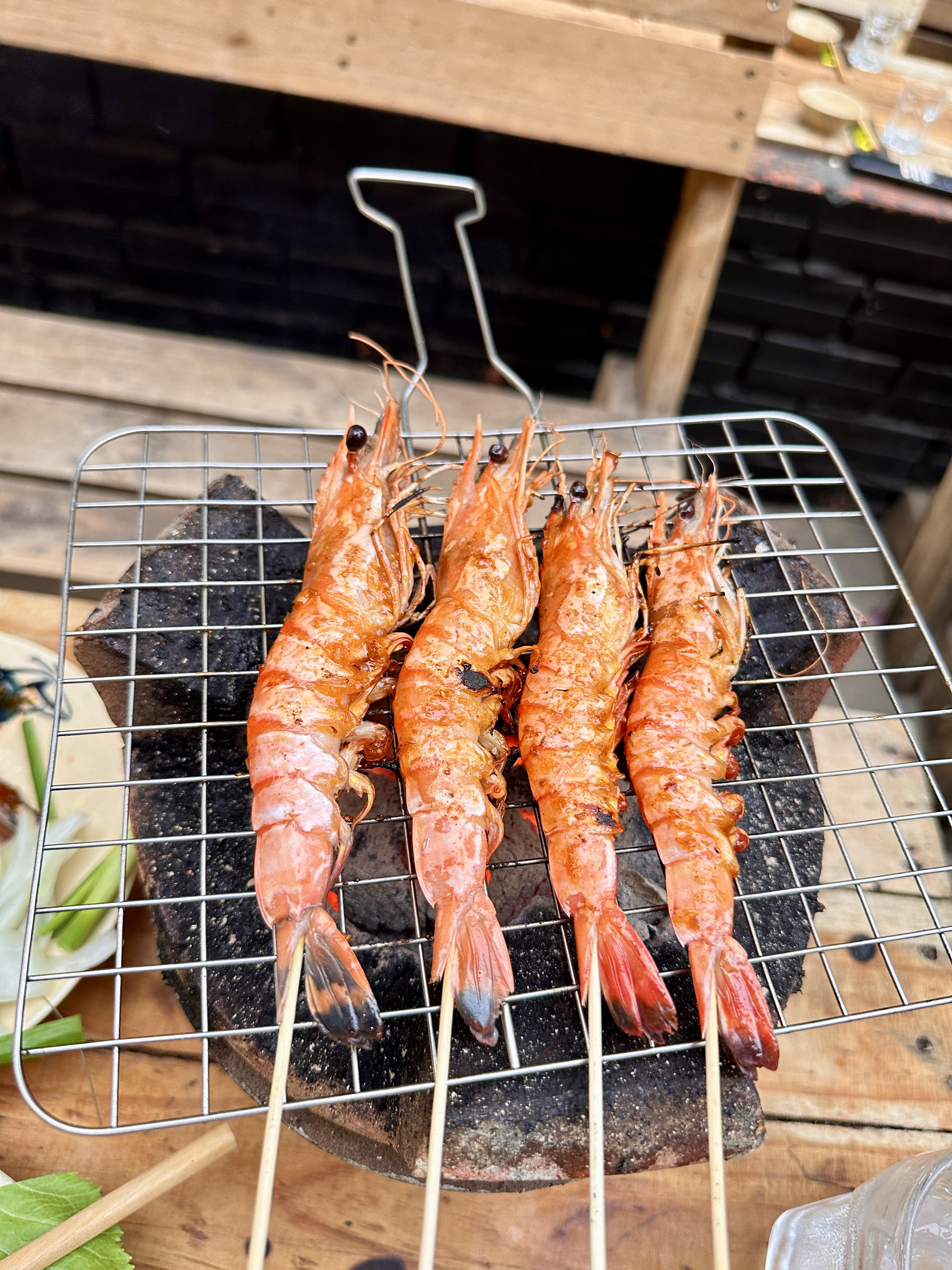 烧烤香甜大虾